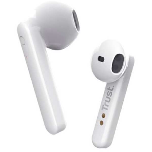 Trust 23783 Primo, Earbuds, Wireless, Bluetooth, White