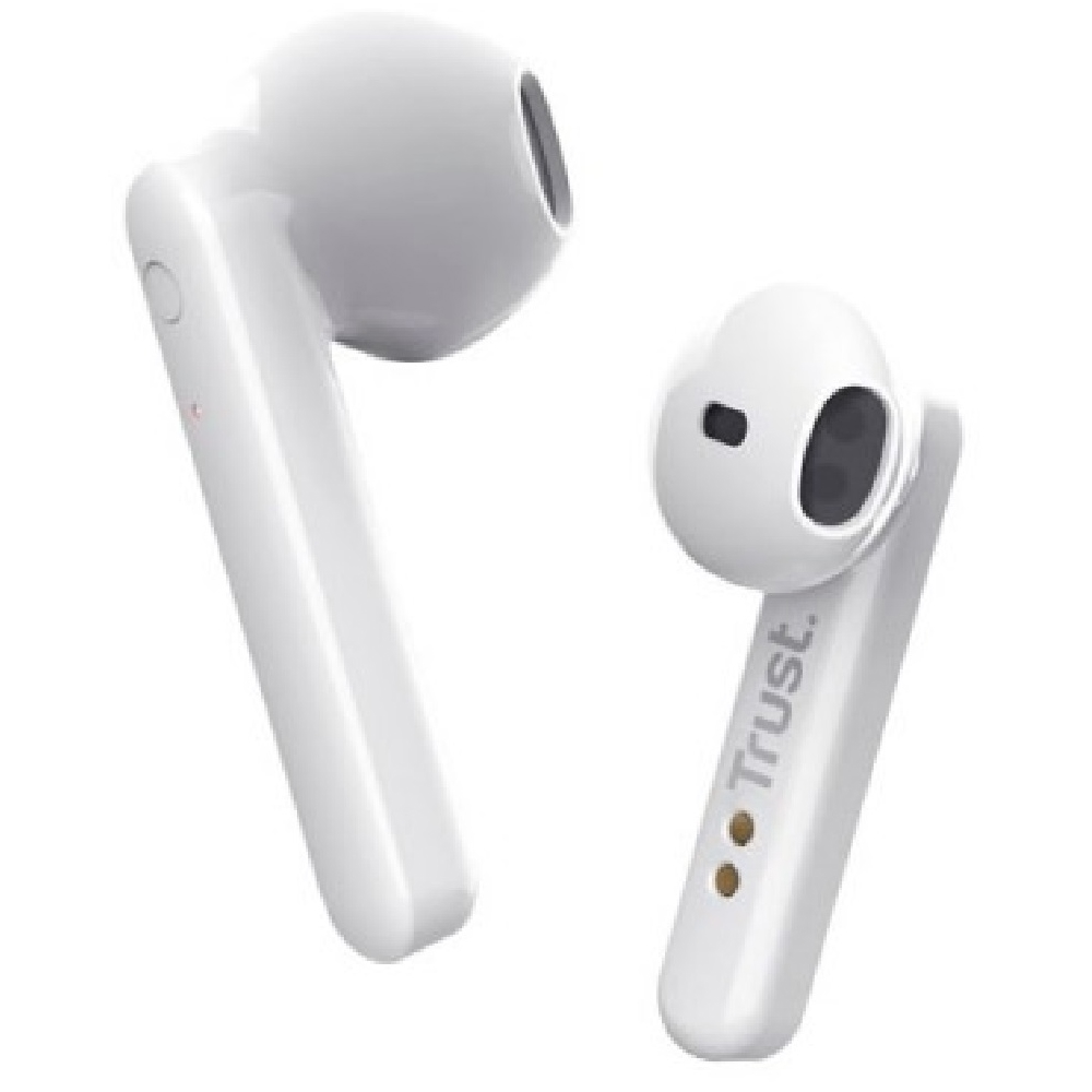 ყურსასმენი Trust 23783 Primo, Earbuds, Wireless, Bluetooth, White