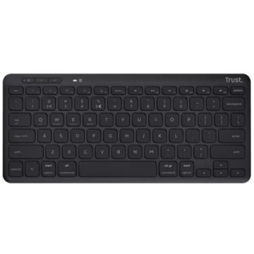 კლავიატურა Trust 24707 Lyra, Wireless, Bluetooth, USB, USB-C, Keyboard, Black