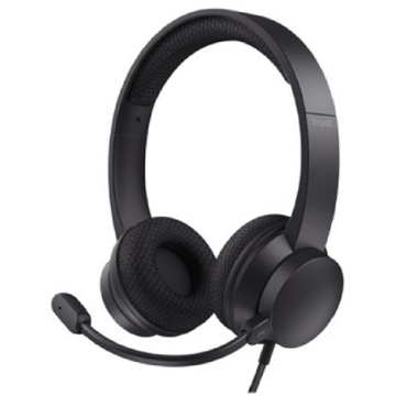 ყურსასმენი Trust 25089 Ayda, Headset, Wired, USB, USB-C, Black