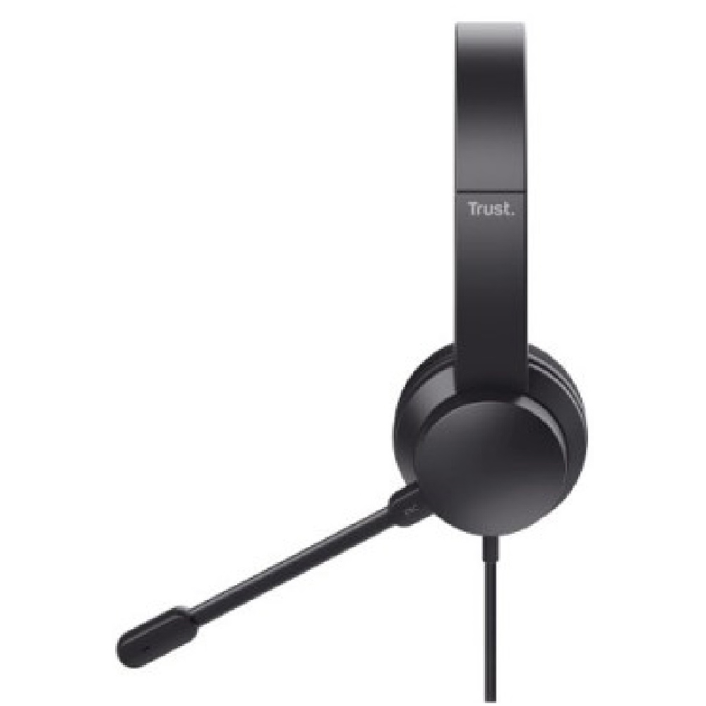 Trust 25089 Ayda, Headset, Wired, USB, USB-C, Black