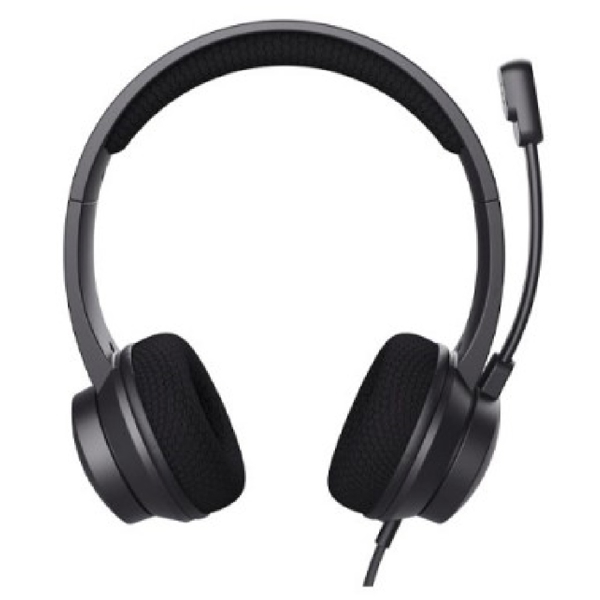 Trust 25089 Ayda, Headset, Wired, USB, USB-C, Black