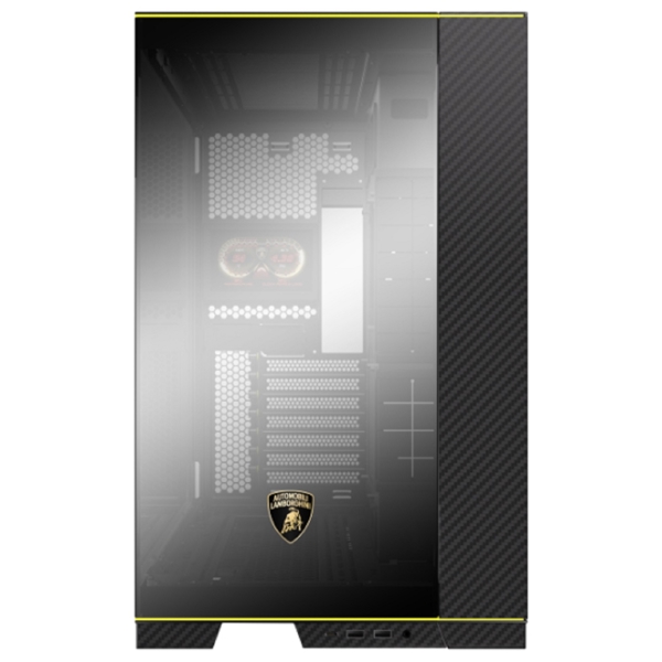 Lian Li G99.O11DERGBL.00 Lamborghini Edition, Computer Case, MidT, E-ATX, 2xUSB3.0, 1xUSBC3.1, Black
