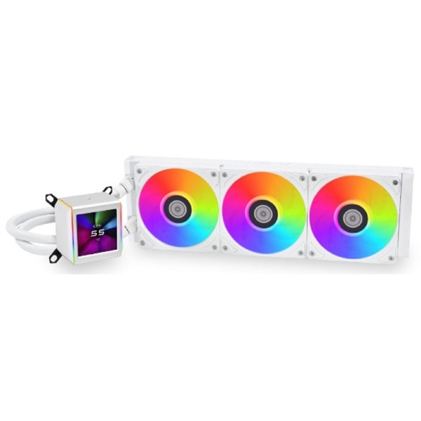 ‎Lian Li G89.GA2ALCD36W.00 GA II LCD 360, 120MM, 2450RPM, Liquid Cooling, White