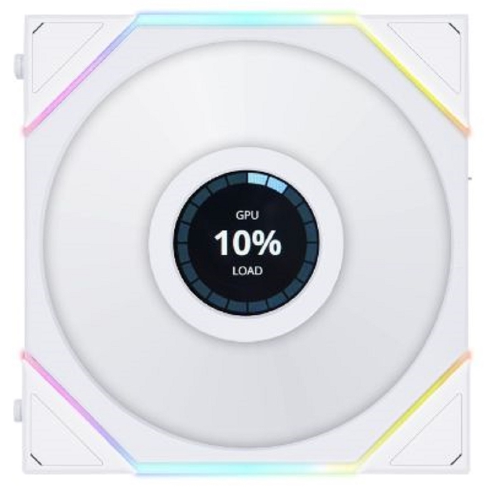 ‎Lian Li G99.12TLLCD1W.00 UNI FAN TL LCD 120, 120mm, 1900rpm, Cooler, White