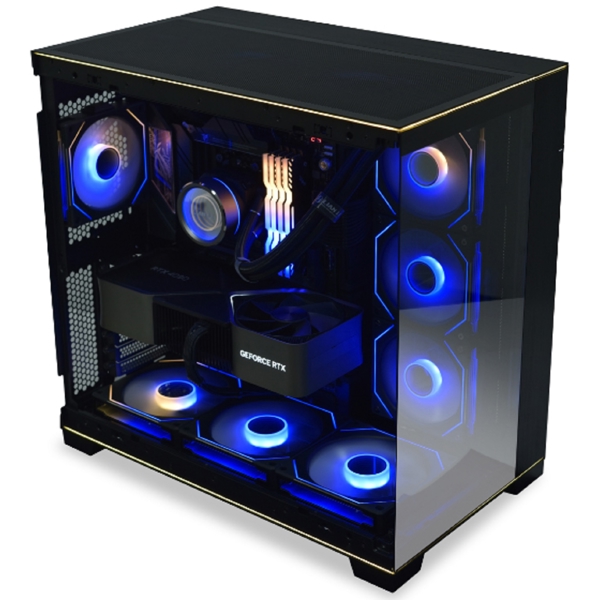 Lian Li G99.O11DERGBX.00, Computer Case, ChassisT, E-ATX, ATX, M-ATX, MINI-ITX, 2xUSB3.0, 1xUSBC3.1, Black