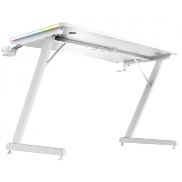 Gaming მაგიდა Trust GXT709W Luminus, Gaming Desk, White