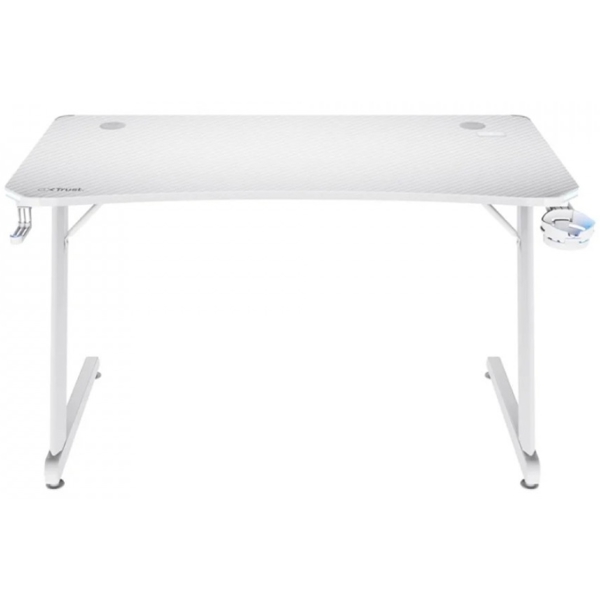 Gaming მაგიდა Trust GXT709W Luminus, Gaming Desk, White