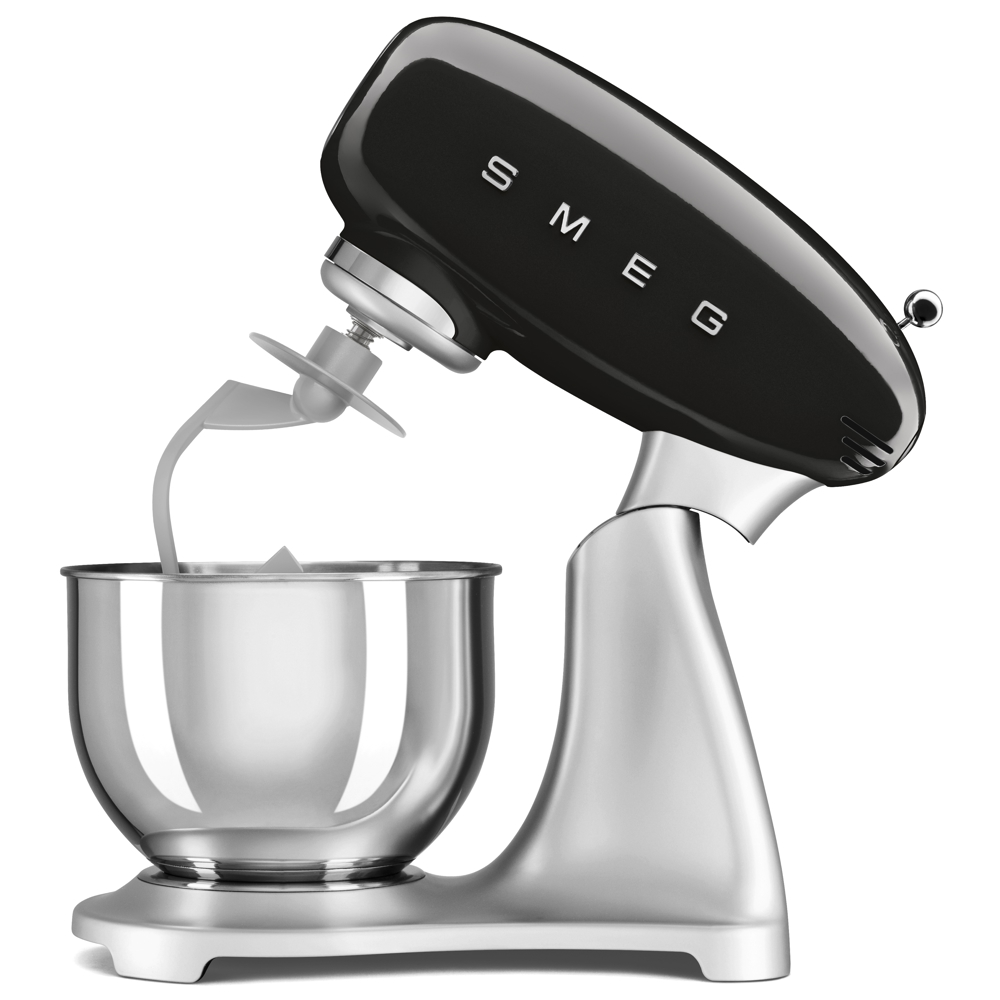 Smeg SMF02BLEU, 800W, 4.8L, Food Processor, Black