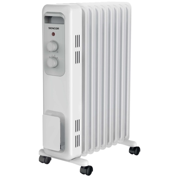 ზეთის რადიატორი Sencor SOH 3209WH, 2000W, Oil Radiator, White