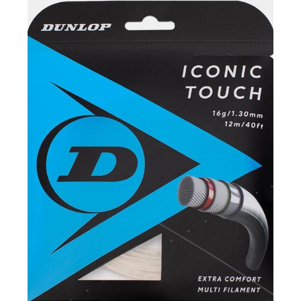 ჩოგნის ძუა Dunlop 623DN10303365 ICONIC TOUCH, 12m, White