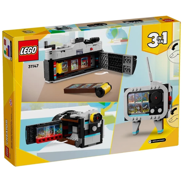 ასაწყობი კონსტრუქცია Lego 31147, Retro Camera