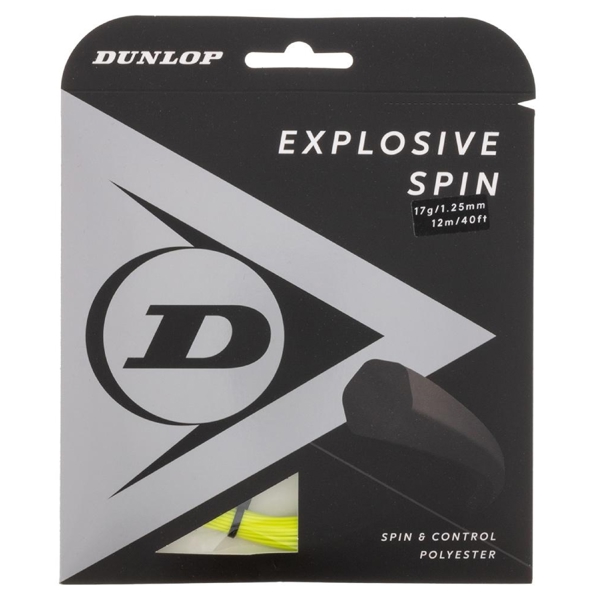 ჩოგნის ძუა Dunlop 623DN10299195 EXPLOSIVE SPIN, 12m, Yellow