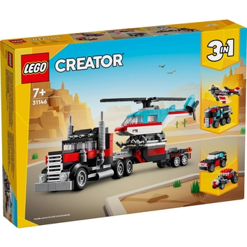 Lego 31146, Flatbed Truck with Helicopter