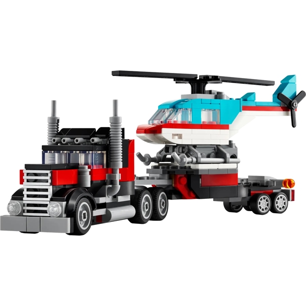 Lego 31146, Flatbed Truck with Helicopter