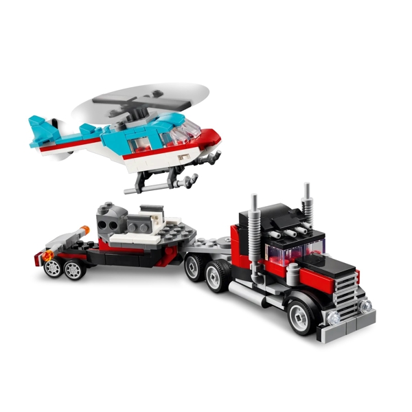 Lego 31146, Flatbed Truck with Helicopter