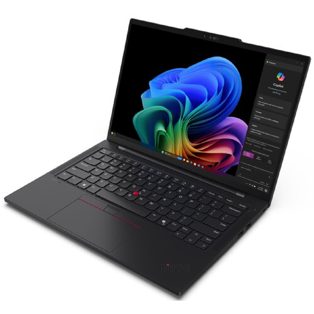 Lenovo 21N1000ERT ThinkPad T14s Gen6, 14", Snapdragon X Elite X1E-78-100, 32GB, 1TB SSD, Integrated, W11P, Black