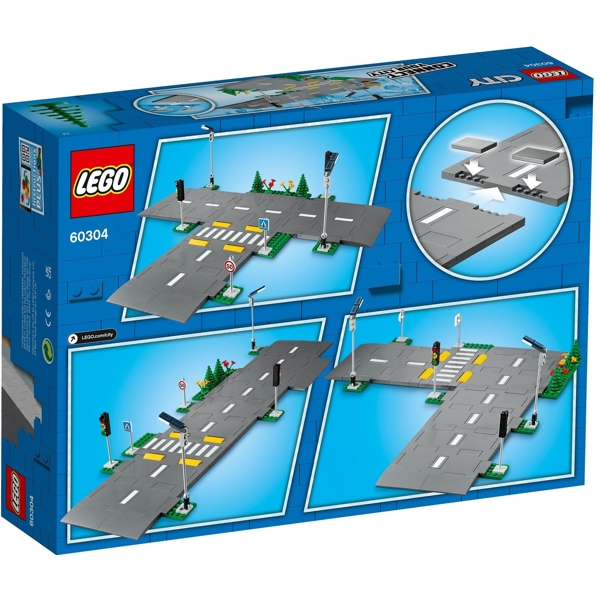 ასაწყობი კონსტრუქცია Lego 60304, Road Plates