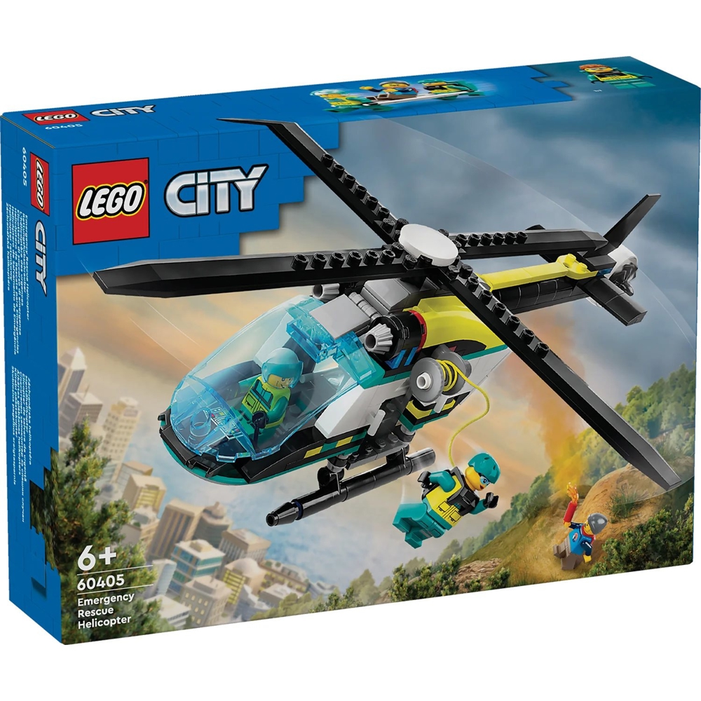 ასაწყობი კონსტრუქცია Lego 60405, Emergency Rescue Helicopter