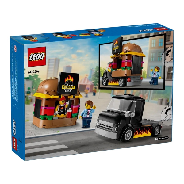ასაწყობი კონსტრუქცია Lego 60404, Burger Truck