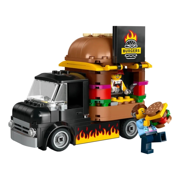 ასაწყობი კონსტრუქცია Lego 60404, Burger Truck