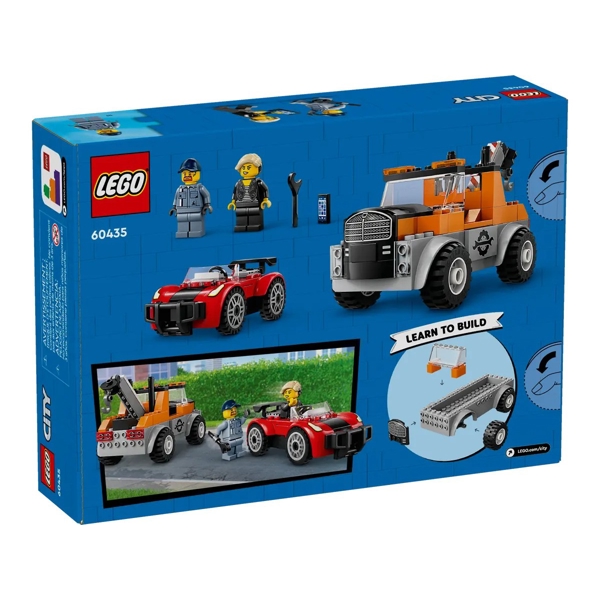 ასაწყობი კონსტრუქცია Lego 60435, Tow Truck and Sports Car Repair
