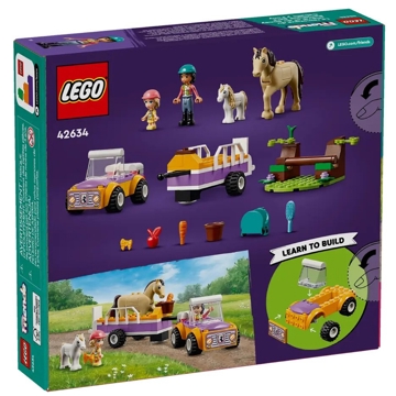 ასაწყობი კონსტრუქცია Lego 42634, Horse and Pony Trailer