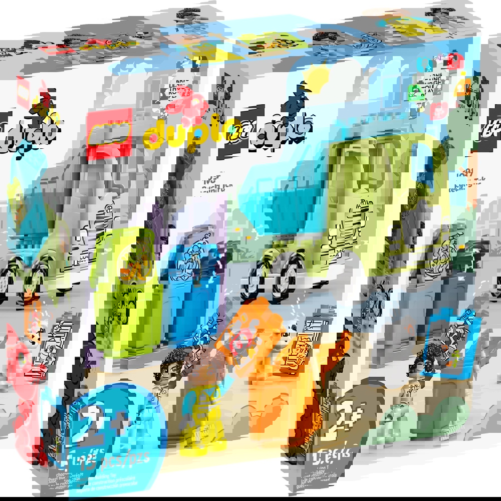 ასაწყობი კონსტრუქცია Lego 10987, Recycling Truck