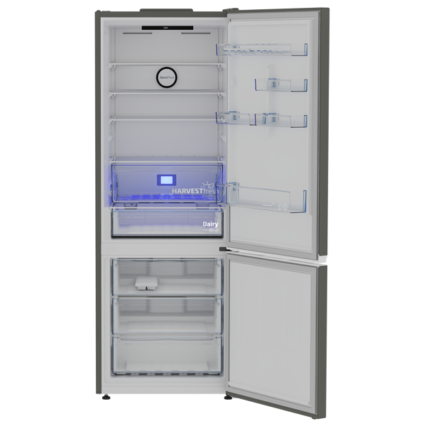 მაცივარი Beko B5RCNE565HXPMG, 490L, A++, No Frost, Refrigerator, Silver