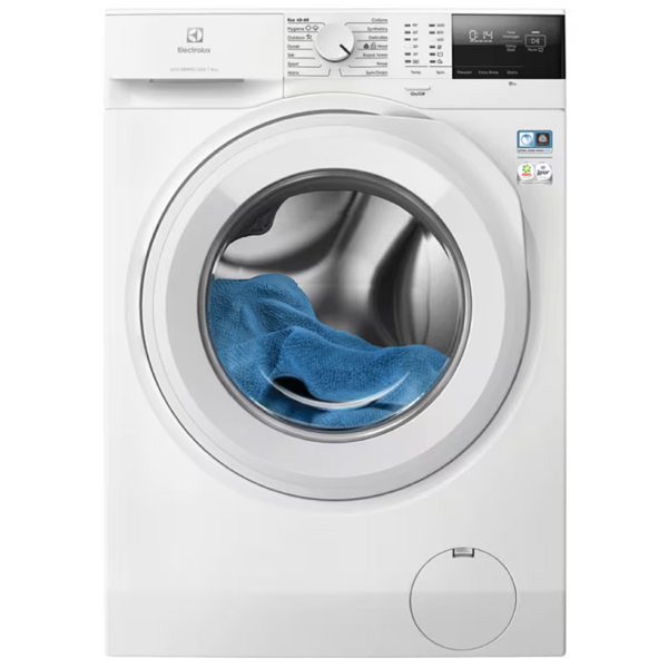 სარეცხი მანქანა Electrolux EW6F2281E, 8Kg, A, 1151Rpm, 74Db, Washing Machine, White