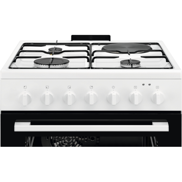 Electrolux LKM624022W, 4 Gas, Oven, White