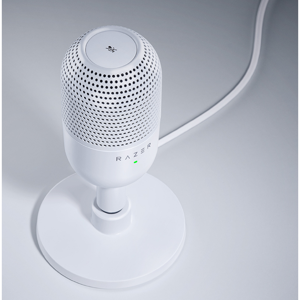 მიკროფონი Razer RZ19-05050300-R3M1 Seiren V3 Mini, Microphone, Type-C, USB-A, White