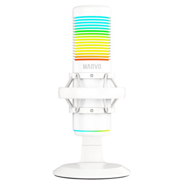 მიკროფონი Marvo MIC-07 WH BLAST 60, Microphone, Wired, White