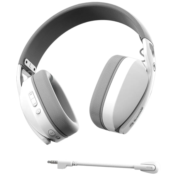 Marvo HG9086WS WH, Gaming Headset, Wireless, Bluetooth, USB, White