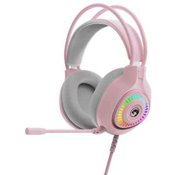 ყურსასმენი Marvo H8325 PK, Gaming Headset, Wired, USB, Pink