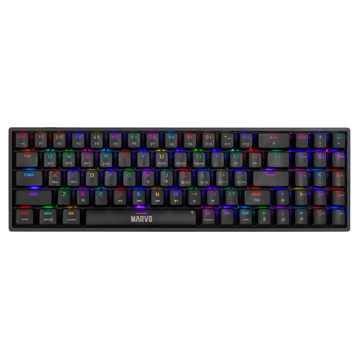 Marvo KG956W Shogo 78W, Wireless, RGB, USB-C, Bluetooth, Gaming Keyboard, Black