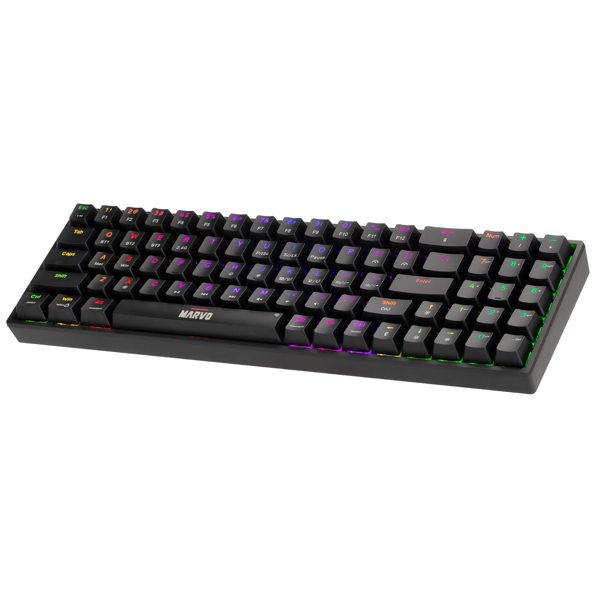 Marvo KG956W Shogo 78W, Wireless, RGB, USB-C, Bluetooth, Gaming Keyboard, Black