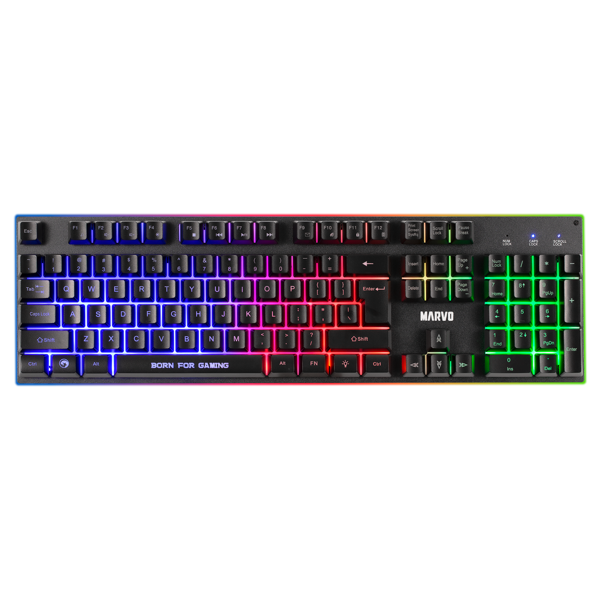 გეიმერული ნაკრები Marvo CM416 LOOT40, Wired, RGB, USB, 4 in 1 Gaming Kit, Black