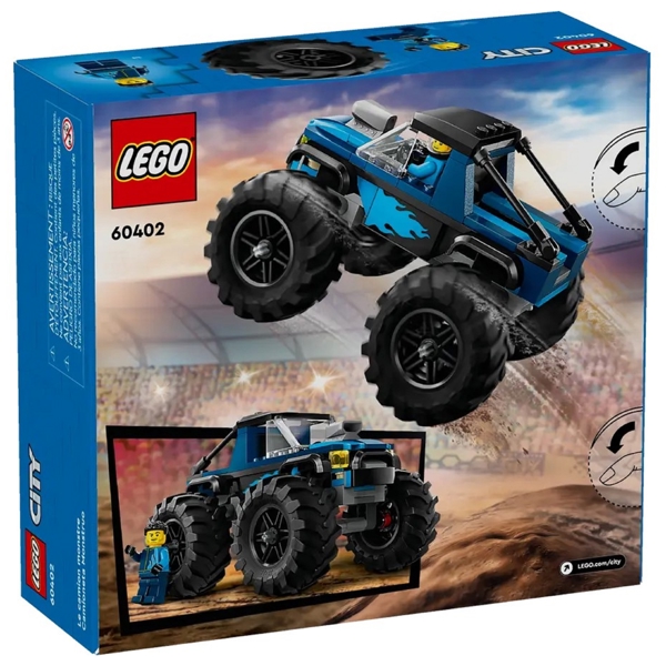 Lego 60402, Blue Monster Truck