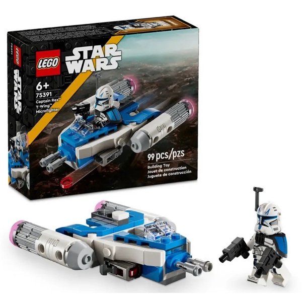 ასაწყობი კონსტრუქცია Lego 75391, Captain Rex Y-Wing Microfighter