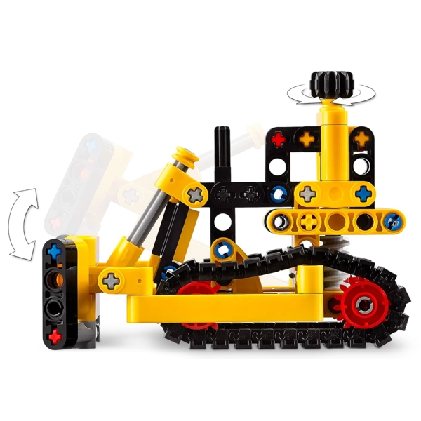 ასაწყობი კონსტრუქცია Lego 42163 Technic, Heavy-Duty Super Powerful Bulldozer