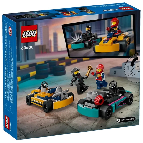 Lego 60400, Go-Karts and Race Drivers