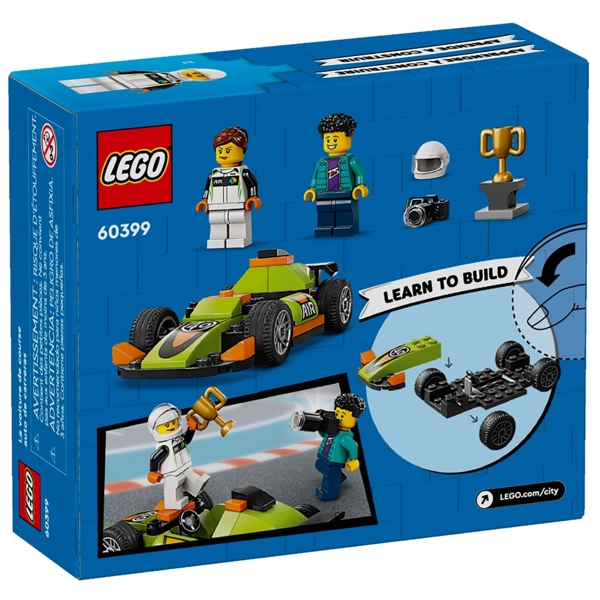 ასაწყობი კონსტრუქცია Lego 60399 City, Green Race Car