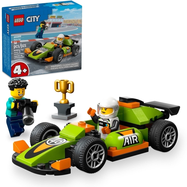 ასაწყობი კონსტრუქცია Lego 60399 City, Green Race Car