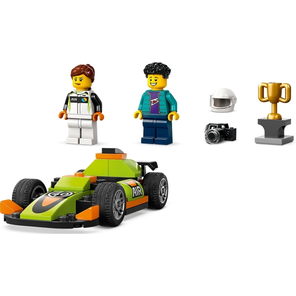 ასაწყობი კონსტრუქცია Lego 60399 City, Green Race Car