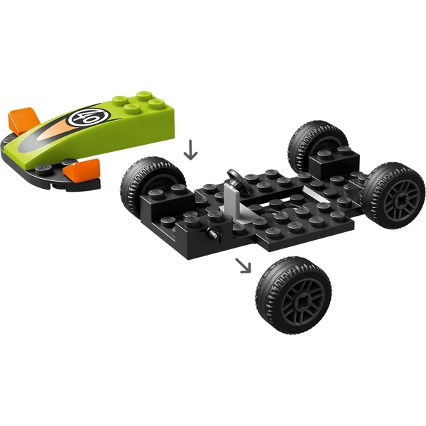 ასაწყობი კონსტრუქცია Lego 60399 City, Green Race Car