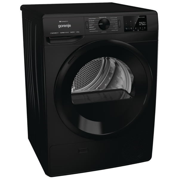 Gorenje DPNE82GNLWIFI/BC G400, 8Kg, A++, Washing Dryer, Black