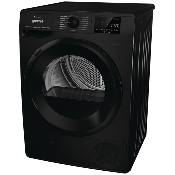 Gorenje DPNE82GNLWIFI/BC G400, 8Kg, A++, Washing Dryer, Black