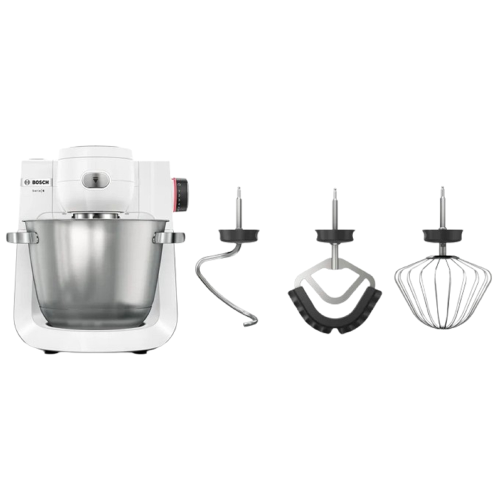 სამზარეულოს კომბაინი Bosch MUMS6EW00, 1600W, 5.5L, Food Processor, White