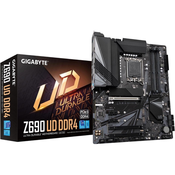 დედა დაფა Gigabyte Z690 UD DDR4 1.0, LGA1700, DDR4 DIMM, 128GB